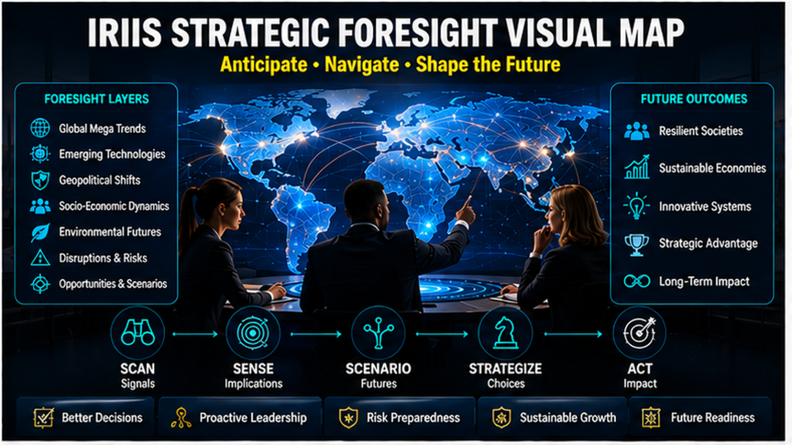 Strategic Foresight Network Visual Map